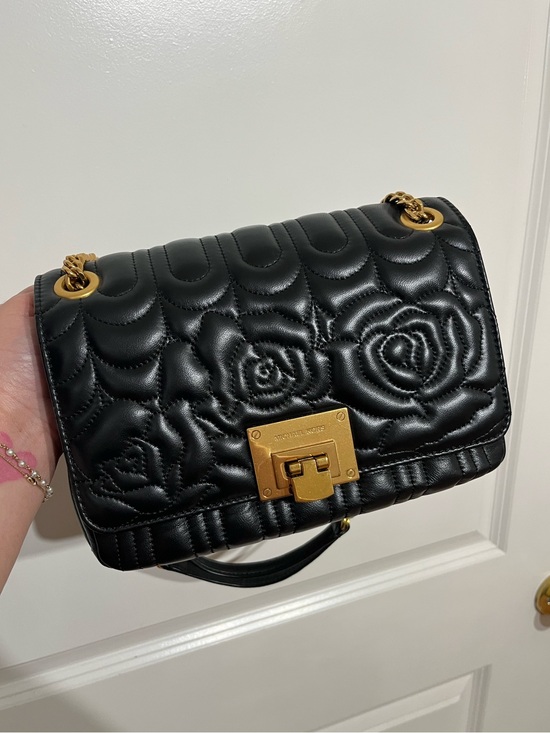 Michael Kors Handbags - Michael Kors Vivianne Medium Shoulder Flap Bag with Floral Quilting